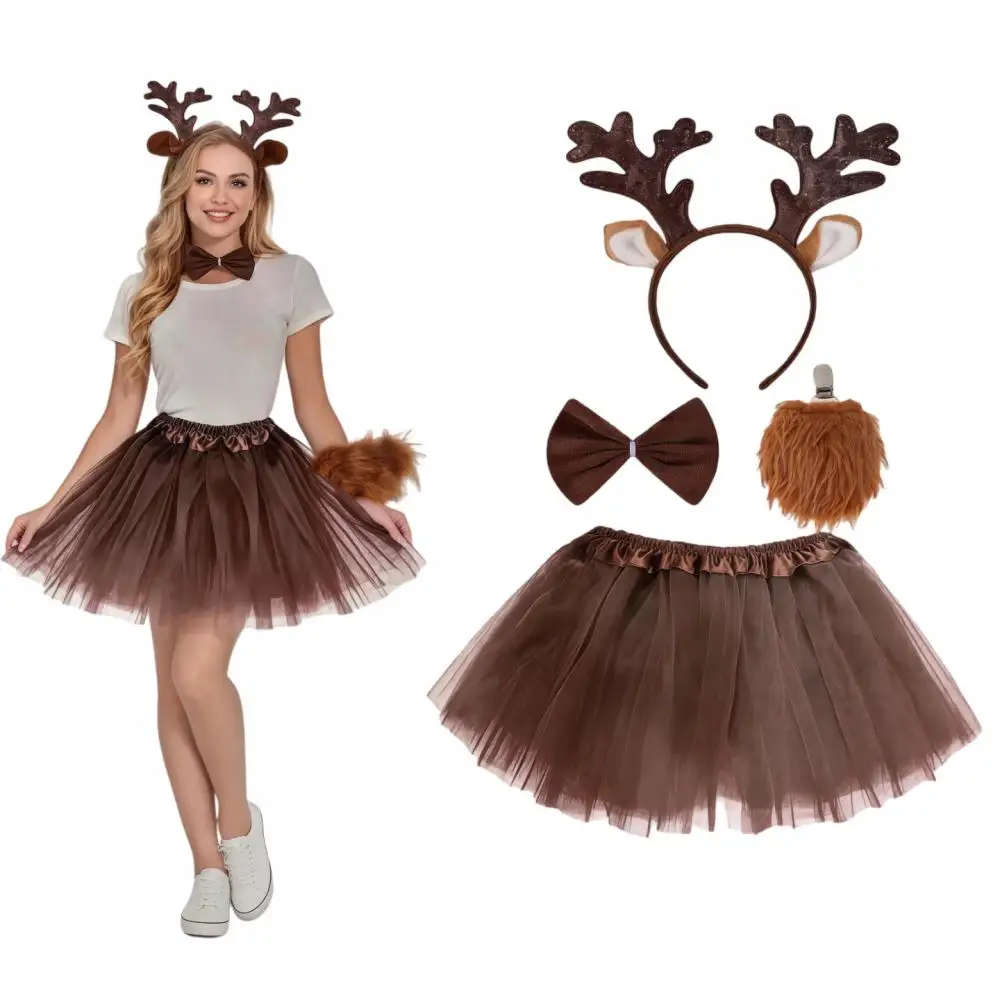 Kit Renne – Serre-Tête, Nœud, Queue et Tutu – photo 3