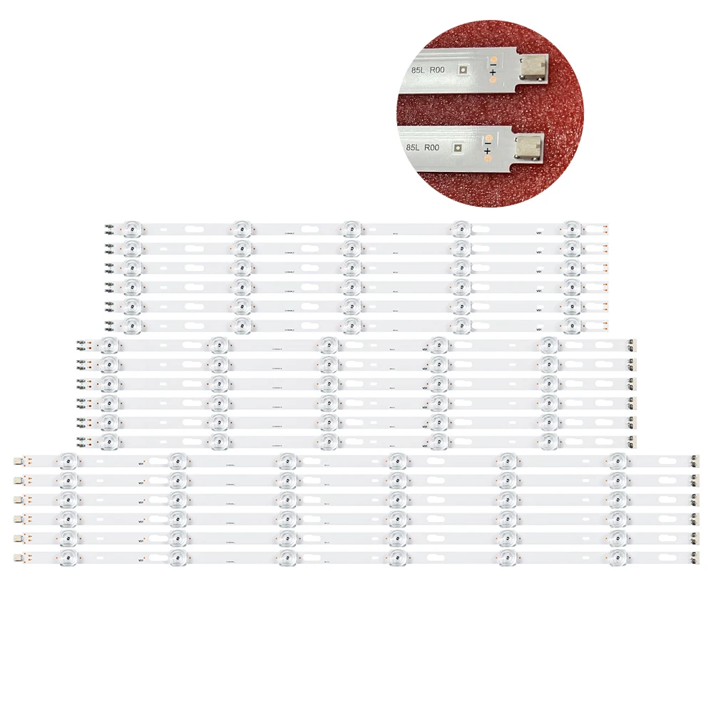 

18PCS LED For UN85TU8000F UN85TU800DFXZA UN85TU8000FXZA UN85TU7000FXZA UN85TU8000 UN85TU7000 UN85TU800DF UN85TU7000F UN85TU700DF