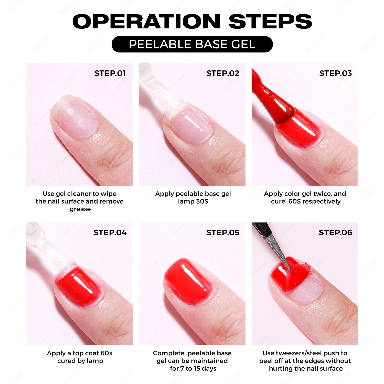 JTING 1個 15ml 新入荷 ピールオフ ベースコート ジェルネイルポリッシュ 高品質 長持ち ピールオフ ベースジェルポリッシュ