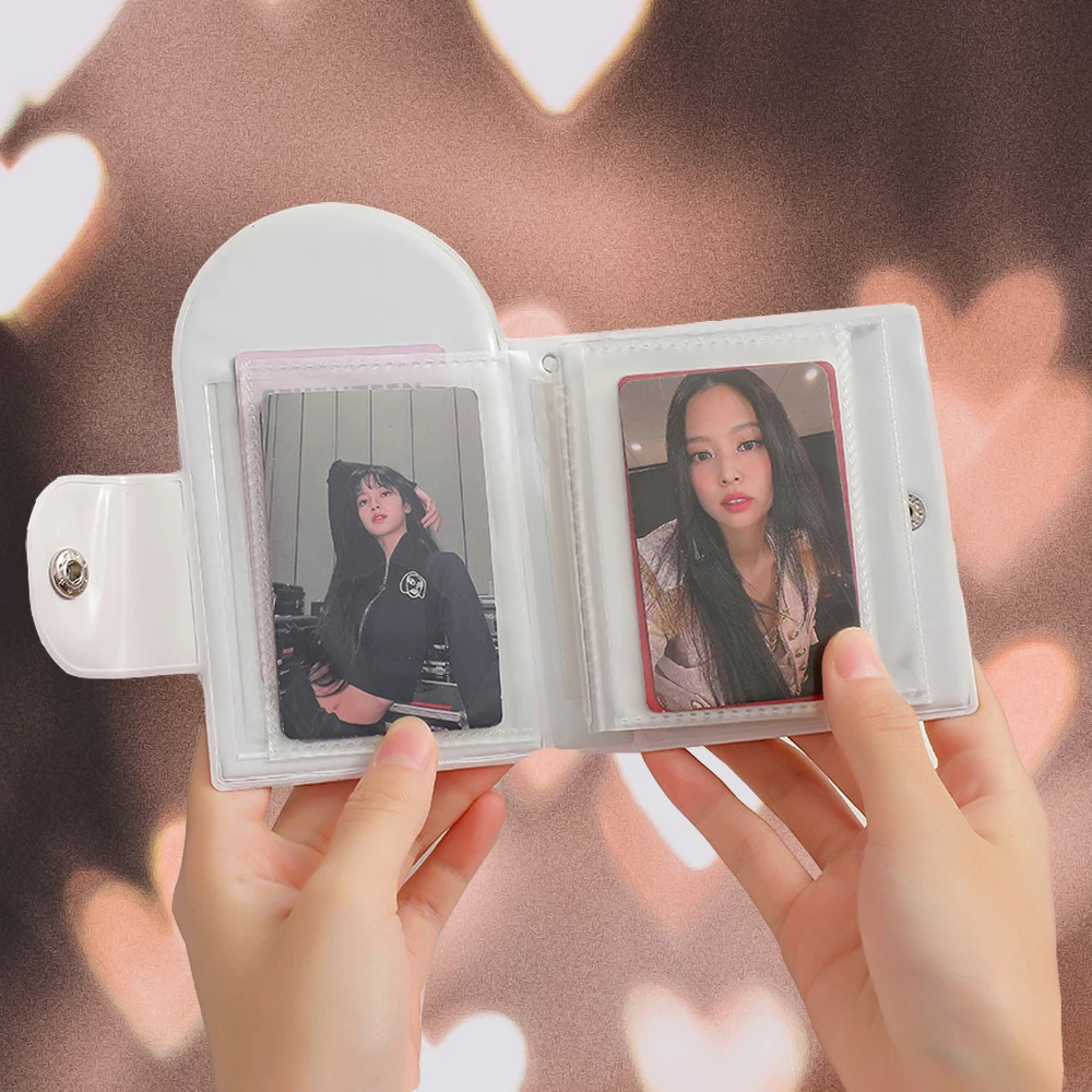 

Black Pink Kpop Card Binder Big Coupon Idol Supplies Album Para Fotografias 3 Inch Hollow Student Gift Cartoon Collect Book