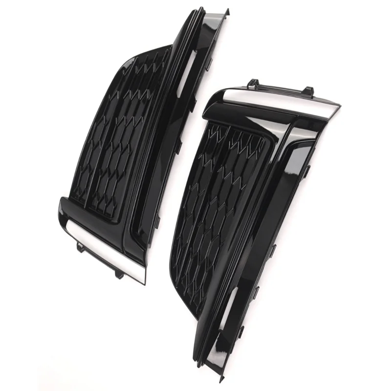 

AB56-Front Fog Light Grille Cover For A5 S5 S-Line 2017-2019 8W6807681F 8W6807682F