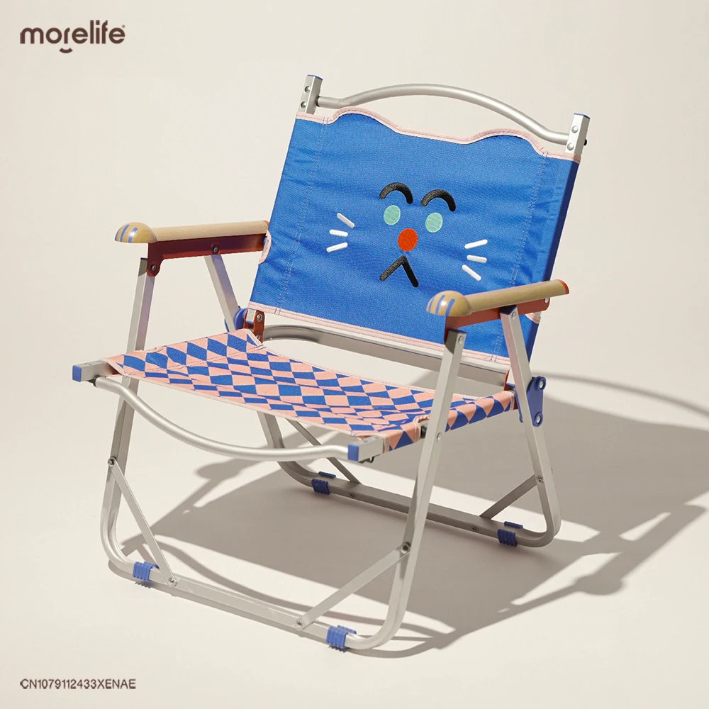 Folding Sun Loungers Cute Unique Nordic Beach Fishing Moon Outdoor Chairs Recliner Chair Silla De Playa Plegable Furniture