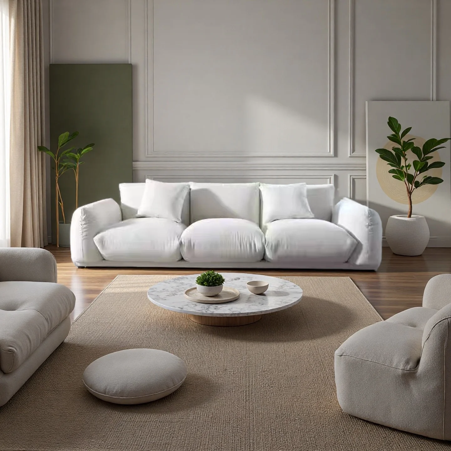 

qwSofa Luxury Set Italian Sofa Sectional Living Room Modern Design Velvet Couch for Small Apartment or Villa&