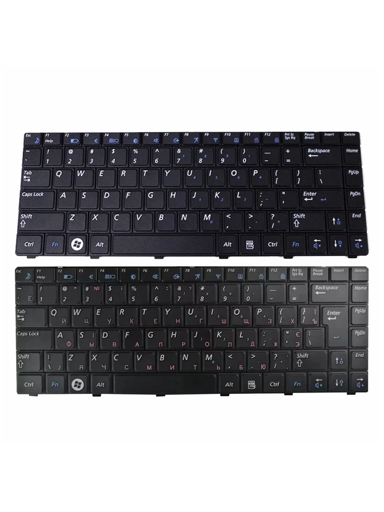 US/UK/RU/SP angielski/rosyjski/hiszpański NOWA klawiatura do laptopa Samsung NP R518 R520 R522 R550 R513 R515 — zdjęcie 2