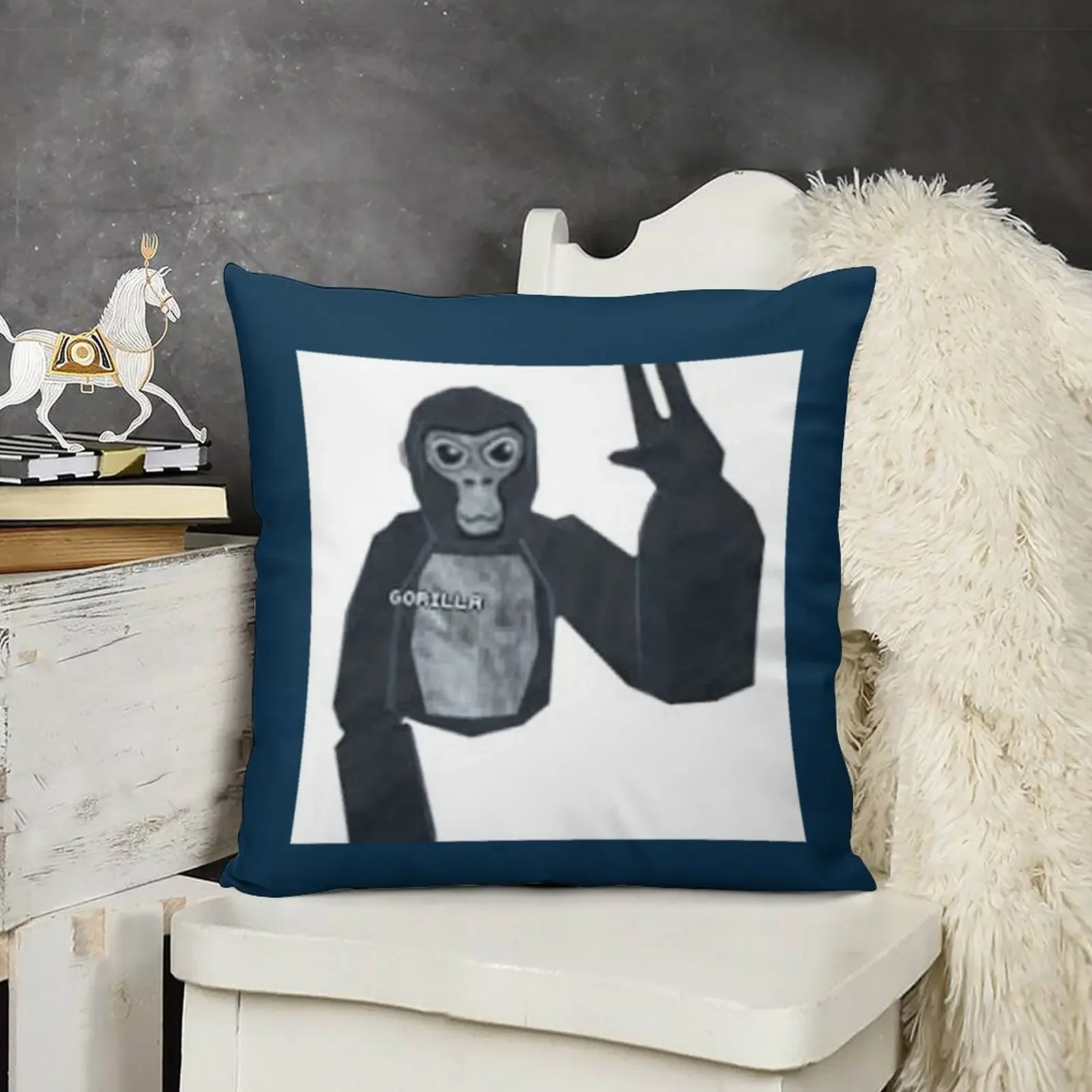 

Gorilla tag monkey Throw Pillow Christmas Pillow Cushion Cover Luxury pillow
