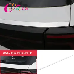 Stainless Steel Rear Trunk Decoration Cover Trim for VW T-Cross Volkswagen T Cross 2018-2023 Car Back Trunk Stickers