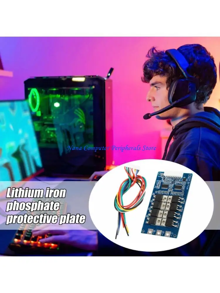 

F68C 8S 28.8V LiFePO4 Battery Charging Board Short Circuit Protections Selfs Recovering