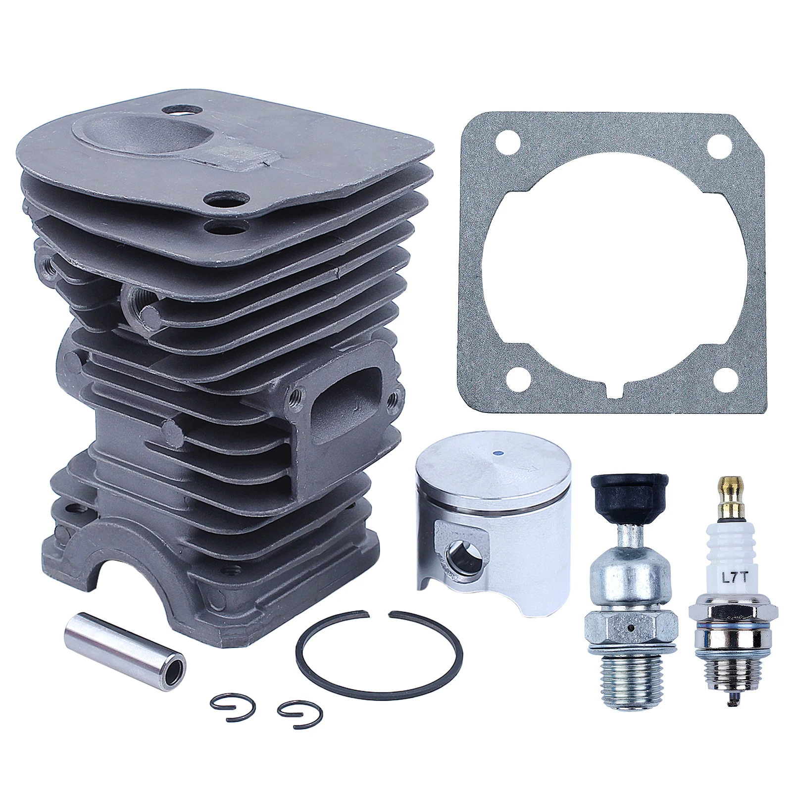 Imagem -04 - Nikasil Cilindro Pistão Kit para Husqvarna 340 345 e 350epa Jonsered cs 2141 2145 2150 503 87 0076 Motosserra 40 mm