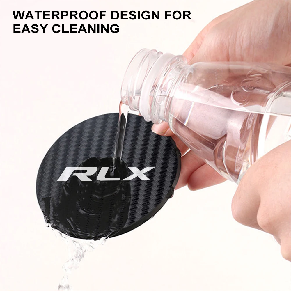 2Pcs Car Coaster Water Cup Anti-slip Pads Auto Accessories For Acura MDX RDX TSX TL ILX 2016 TLX NSX RL CDX RSX ZDX TLXL RLX