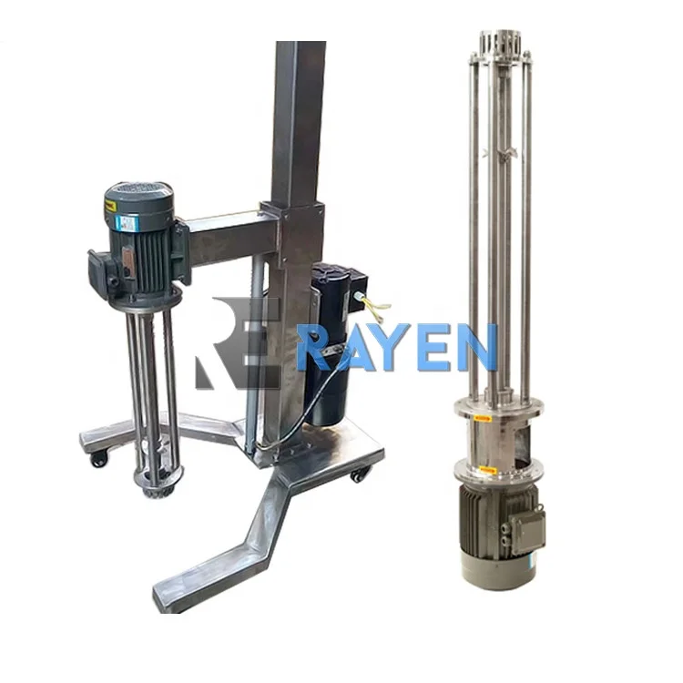 Shampoo Cosmetic Cream Lift Emulsifier Emulsion Mixer Batch Cabomer Homogenizer Silverson  High Shear Mixer