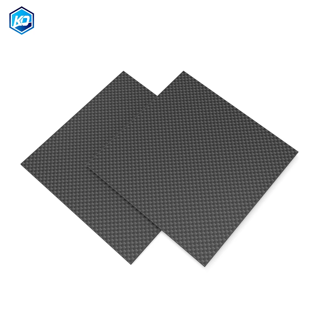 245x300MM 3K Carbon Fiber Sheet Plate Panel Glossy Surface 0.5mm 1mm 1.5mm 2mm 3mm 4mm 5mm High Composite Hardness RC Model