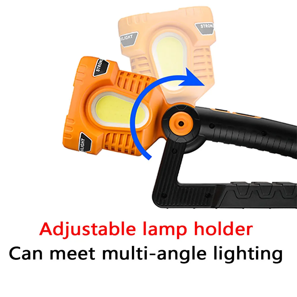 Rechargeable Spotlight, 2000lm LED Handheld Hunting Flashlight 4800mAh USB-C Searchlight Portable Camping Tent Emergency Torch