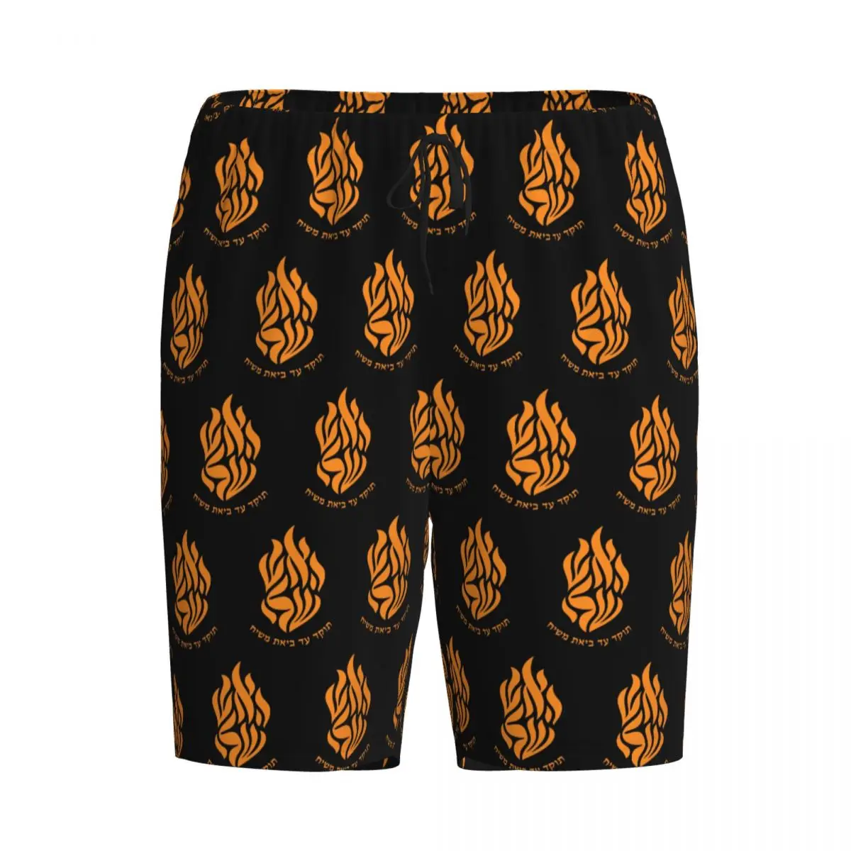 

Мужские пижамные шорты Custom My Fire Rebbe Nachman Hebrew для сна и отдыха