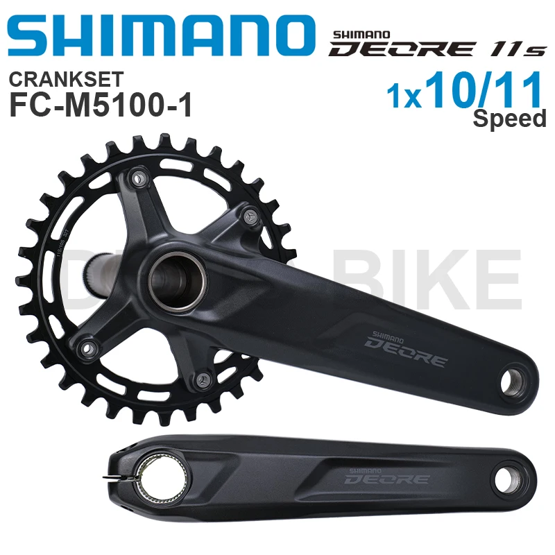 

SHIMANO DEORE Crankset FC-M5100 32T 170 175mm for MTB 1x10 or 1x11 Speed Original Crank Arm