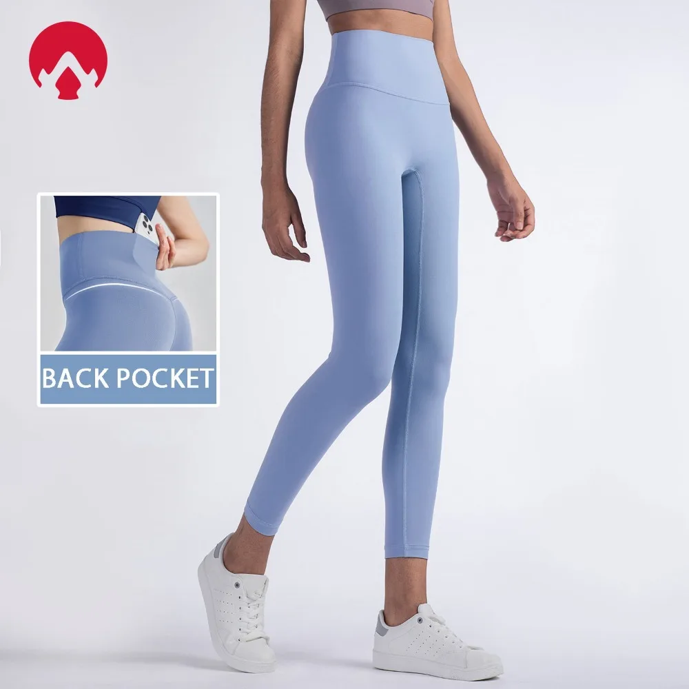 Yoga Leggings for Fitness Legging Sport Femme Back Pocket Pants Female Buttery Soft High Waist Leggins Push Up Gym Tights Women