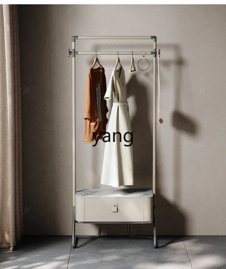 رف معطف بسيط من CCL وطاولة بجانب السرير وشماعة من الفولاذ المقاوم للصدأ للأرضية المتكاملة