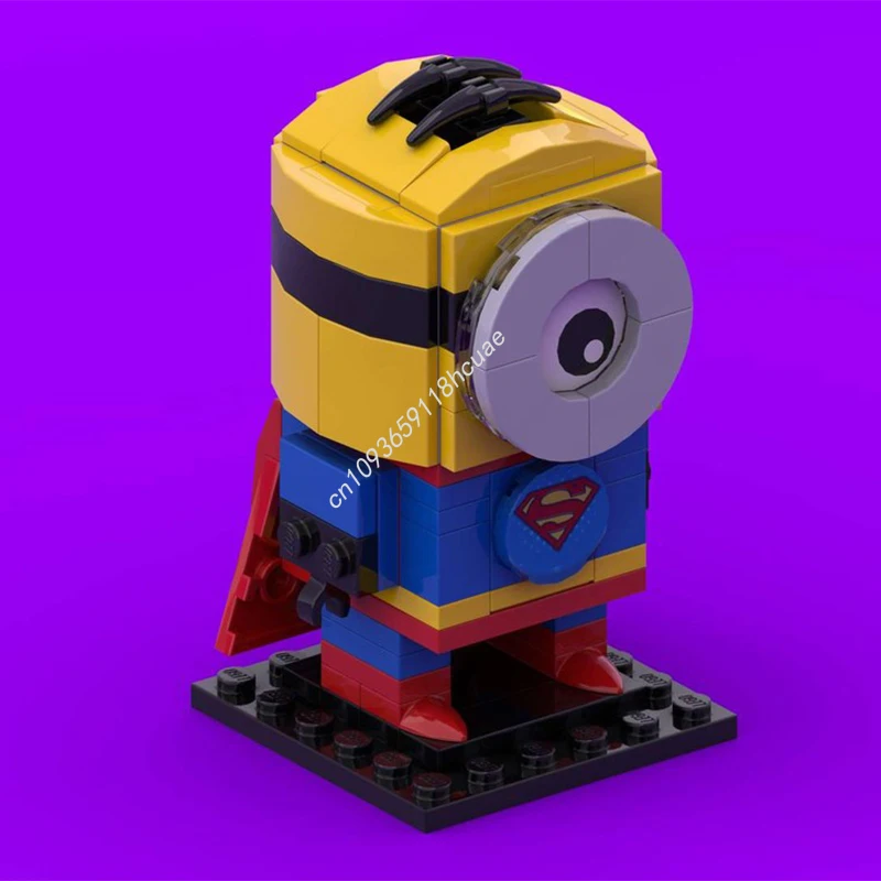 

106 шт. MOC Super Brickheadz модель строительные блоки детская архитектура сборка модульные игрушки образование рождественские подарки