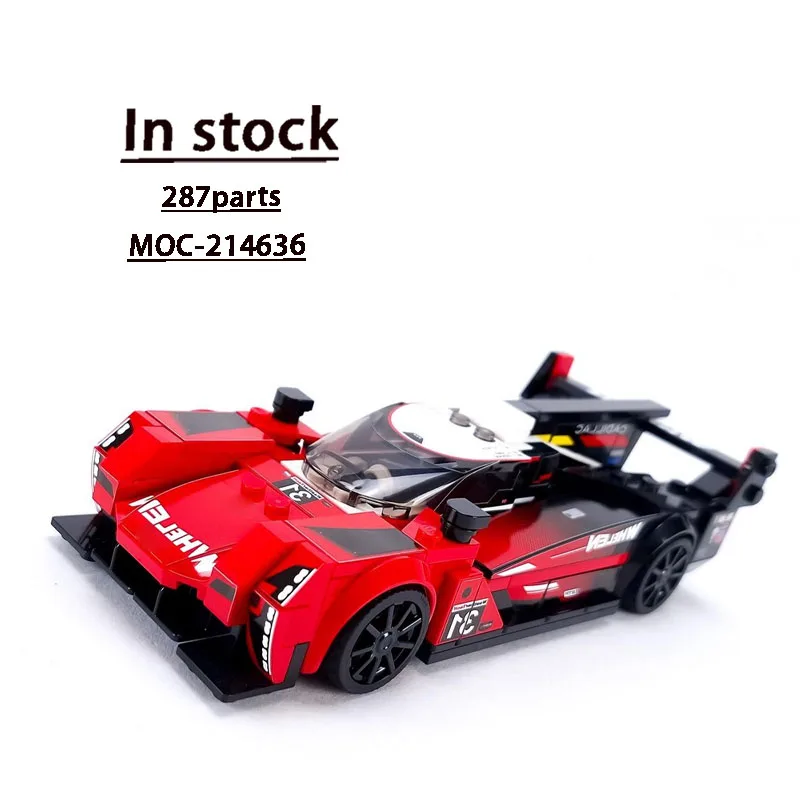 MOC-214636 New Movie Series Sports Car Racing Building Block Model, 287Pieces, Boys' Children's Birthday Building Block Toy Gift