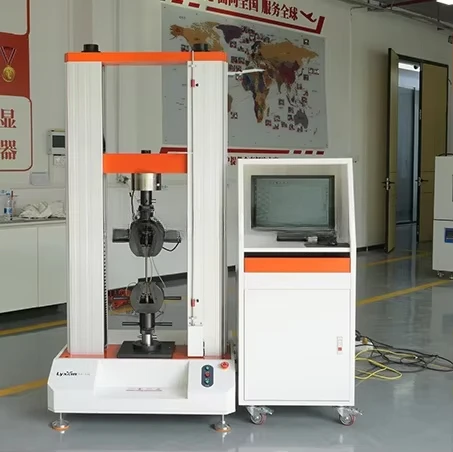 100KN Electronic Universal Test Machine Metal Bar Breaking Steel Tensile Strength Test Machine