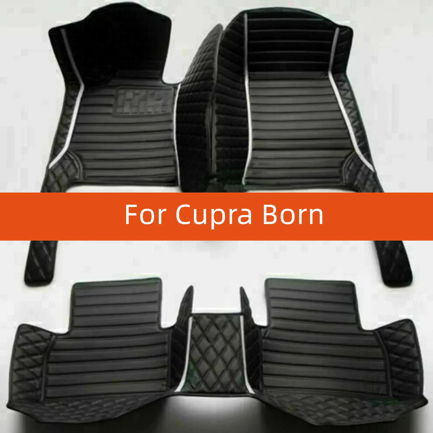 

Custom Leather Car Floor Mat For Cupra Born 2021 2022 2023 2024 Car Mat Interior Accessories