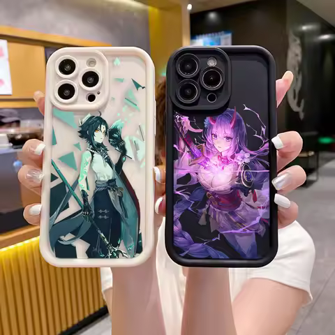 Game Girls G-Genshin Impact Phone Case For Infinix TECNO POP 8 CAMON 20 SPARK 10 20 SMART 5 6 7 8 HOT 10 20 PRO VIP 4G 5G Case