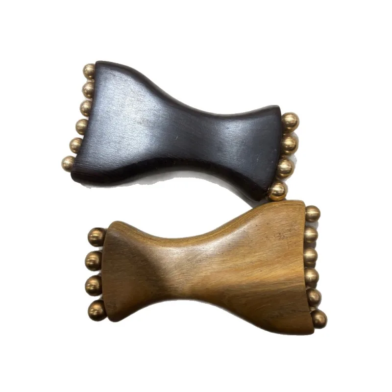 

Green sandalwood red sandalwood pure brass gold bead bottle facial fascia lift tool nasolabial folds apple muscle jaw line face
