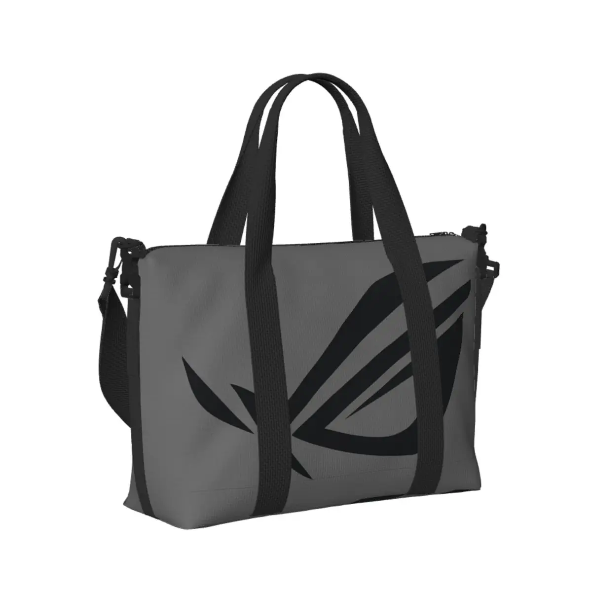 

Custom Rog Logo Hd Beach Travel Bag Large Capacity Tote Bags for Gym Sport Women Shopping Duffle Shoulder Bag