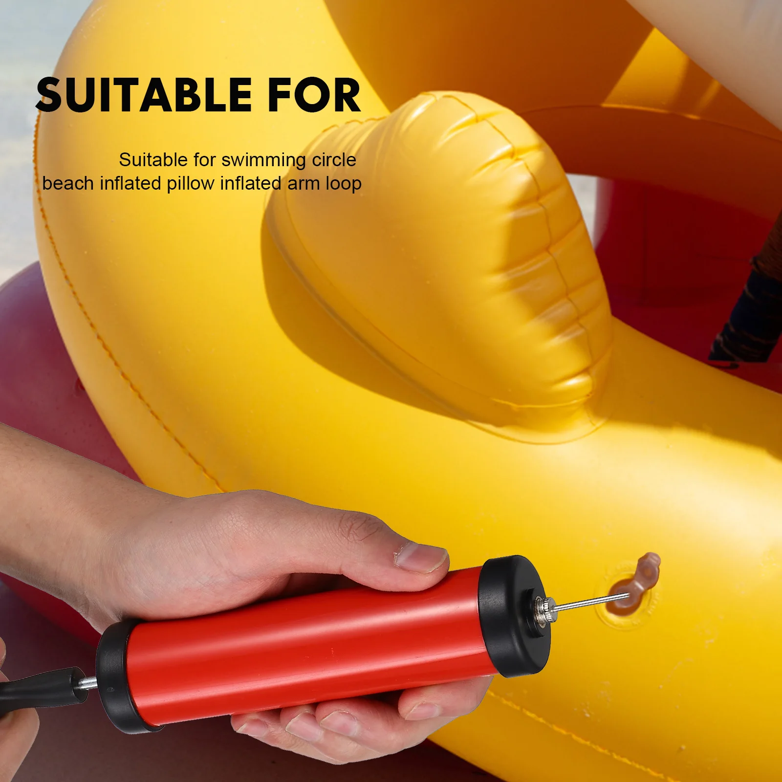 

Portable Air Pump for Sports Balls Small Ball Pump Inflator Needles Soccer Basketball Volleyball Yoga Balloon Inflate Tools