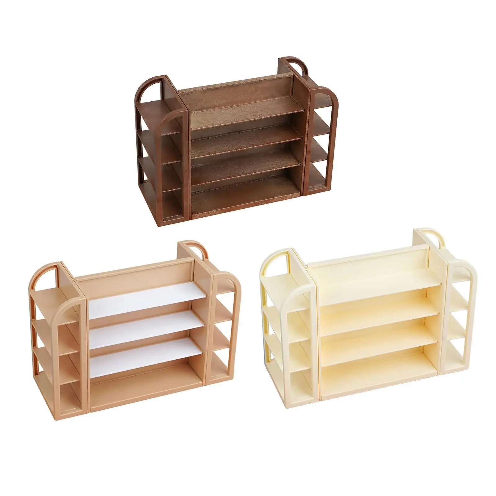 Miniature Shop Storage Shelf Model Sand Table Decoration Display Cabinet Miniature Decor Storage Rack Miniature Dollhouse Shelf