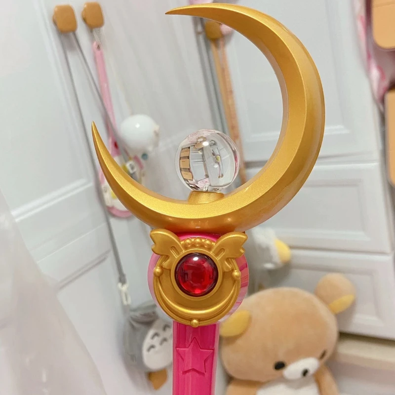 문 마술 지팡이 코스프레 액세서리 애니메이션 영화 상품 코스프레 소품 변환 장비 소녀 전사 Brithday 선물