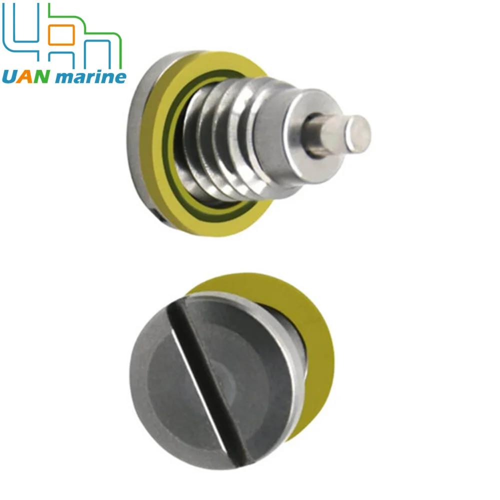 2 PCS 8M0058389 Marine Magnetic Outdrive Gear Case Drain Plug  Screw Gasket 22-8M0058389 22-67892A06 22-67892A1 22-67892