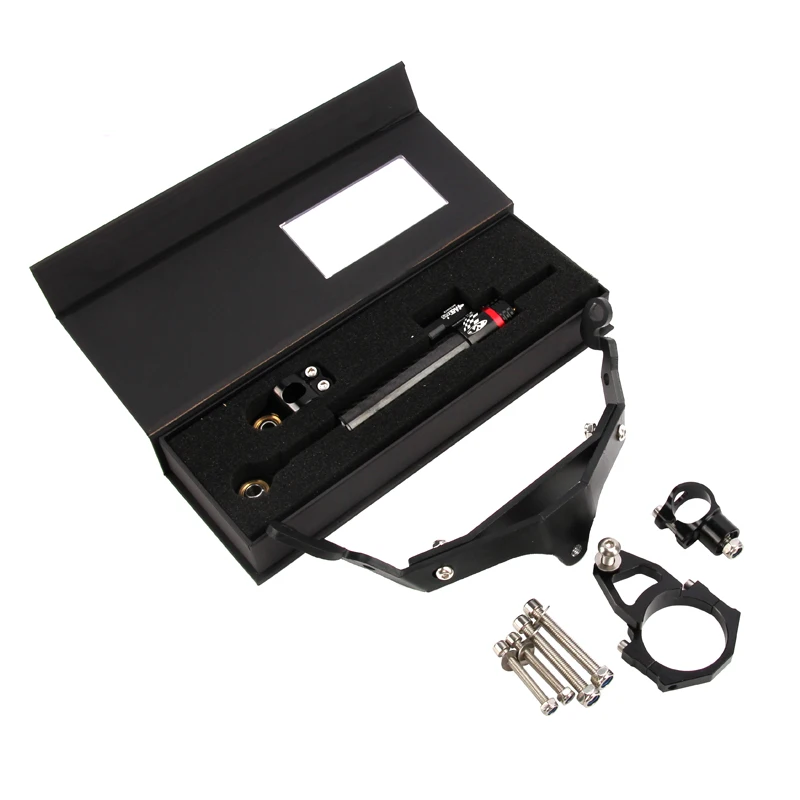 For Kawasaki Z900RS Titanium Steering Damper Stabilizer Modification Kit Anti-Shake Head Bracket Included Enhanced Stability