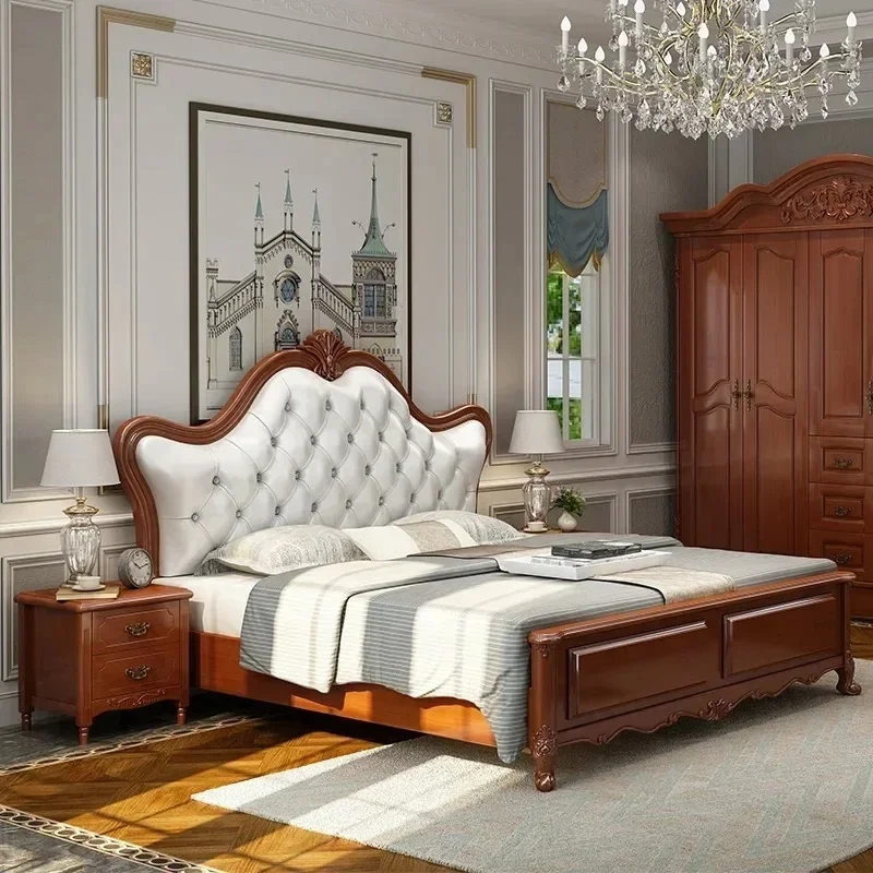 

Salon Modern Frame Bed Drawers Waterproof Storage Full Size Double Bed Bedroom Bedframe Bedroom Cama Solteiro Trendy Furniture