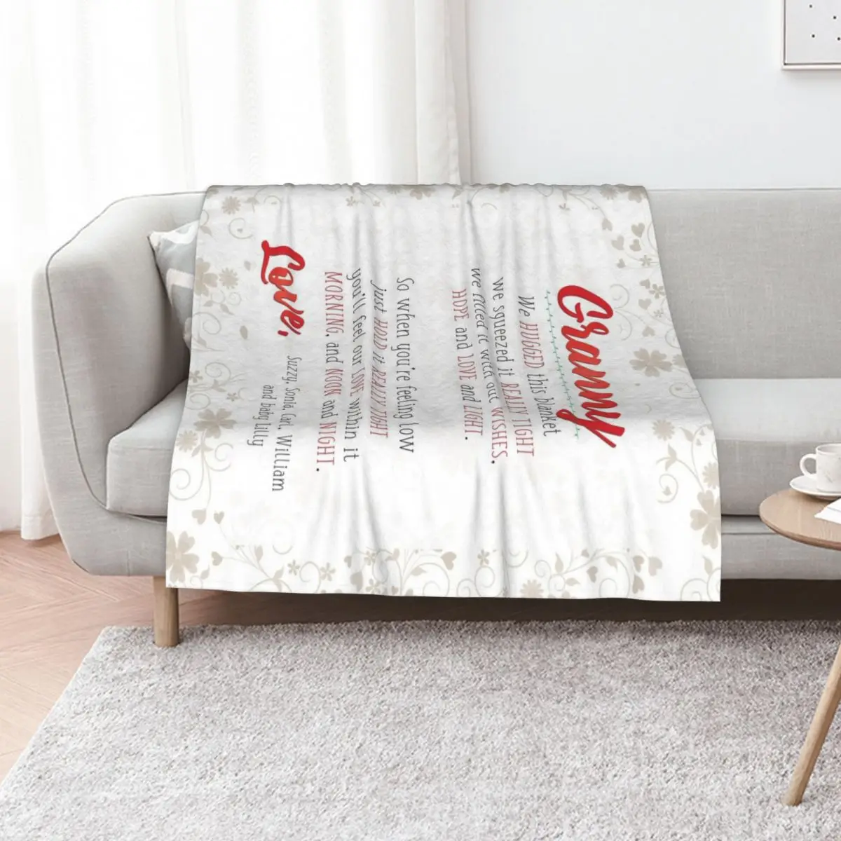 Hug Blanket PLEASE READ INSTRUCTIONS IN THE DESCRIPTION Throw Blanket Luxury halloween Luxury Thicken Hair Blankets