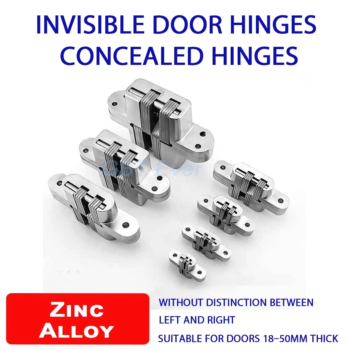 

1Pc Invisible Hinge Zinc Alloy Silent Close Cross Hinges Hidden Concealed Cabinet Cupboard Door Wooden Box For Folding Furniture