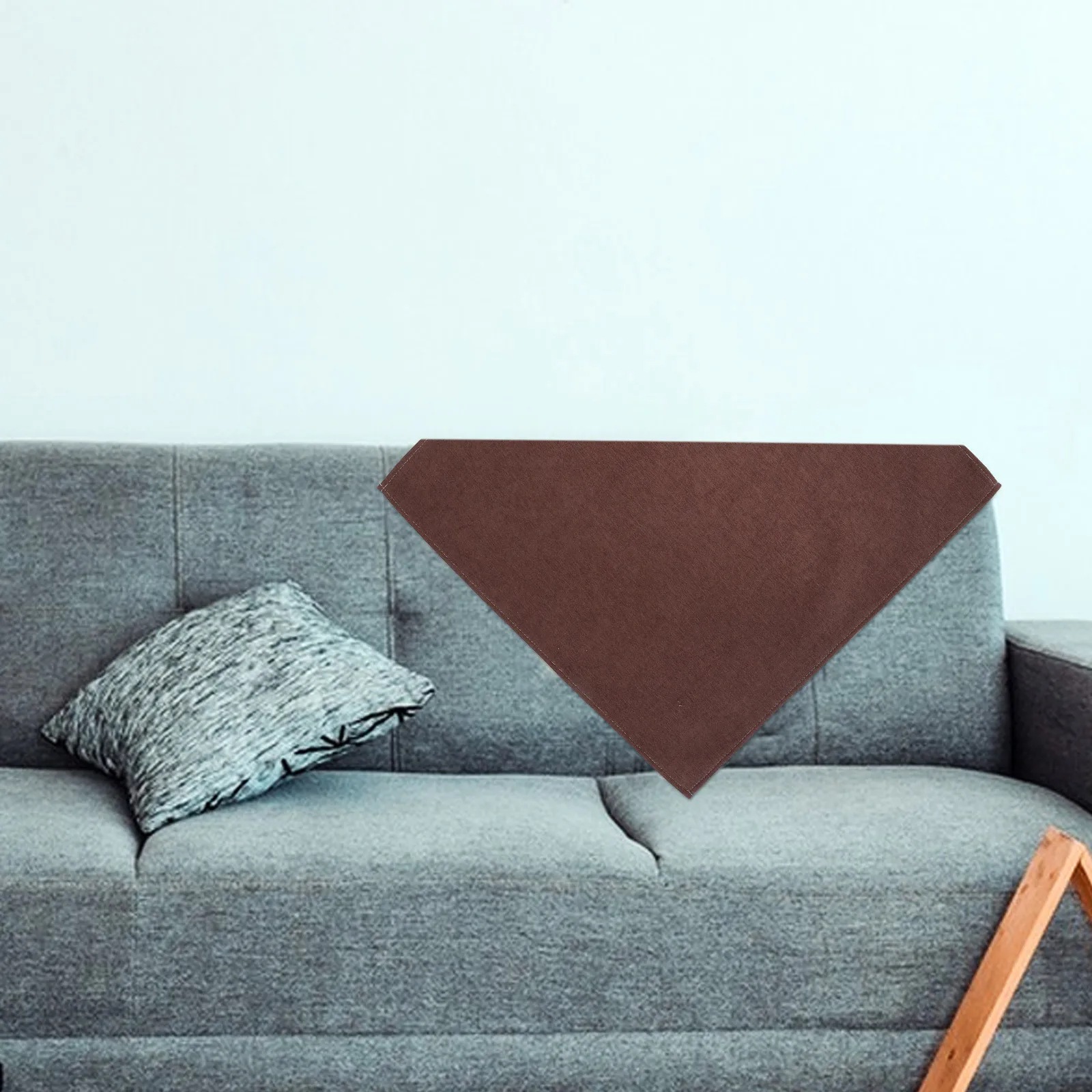 

70x70cm Sofa Arm Covers Washable Chenille Reversible Armrest Cover Stretch Non Slip Couch Towel for Chair Living Room Decor