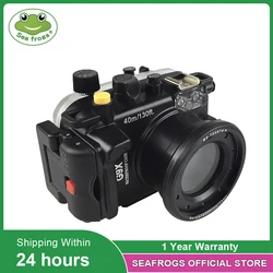 Seafrogs for Canon PowerShot G9X  G9X II 40m 130ft Meikon Underwater camera housing