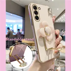 Rotating Windmill Holder Lanyard Strap Case For Samsung Galaxy S21 S20 S22 S23 S10 S9 S8 Note 10 20 Plus Ultra S21 S20 FE Cover