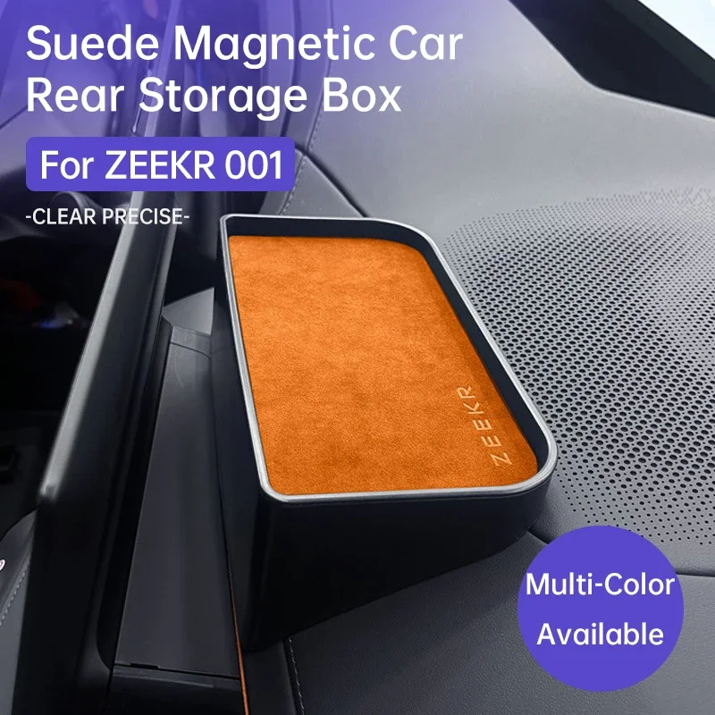 For ZEEKR 001 2024 Car Center Console Screen Back Storage Box Stowing Tidying Car Interior Modification Accessories