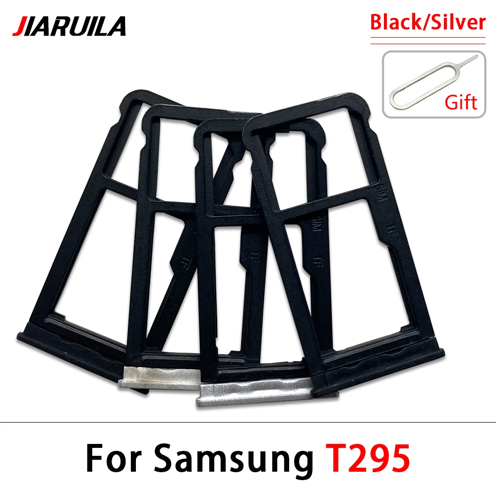 For Samsung Galaxy Tab T295 T510 T515 Card Tray New SIM Chip Micro SD Slot Adapter Holder  Drawer Socket Repair Parts