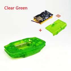 Rechargeable Battery Module 1800mAH Lithium USB-C For Game Boy Advance with Custom IPS V3 Shell Case Cover
