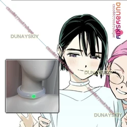 Alien Stage AnimeCosplay Luka Till Ivan Mizi Sua Hyuna Prop Choker  12*2.3cm RolePlay Collar Green/Red Light Adjustable Necklace