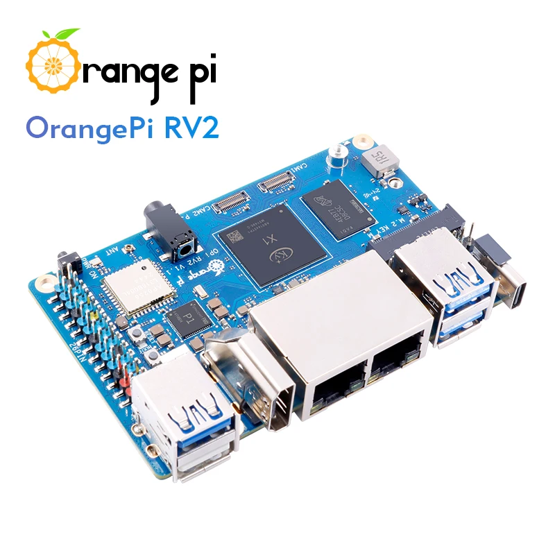 Orange Pi RV2 4GB RAM RISC-V AI لوحة كمبيوتر واحدة 2 TOPS NPU WiFi + BT5.0 جيجابت إيثرنت SBC M2 NVMe SSD مجلس التنمية #5
