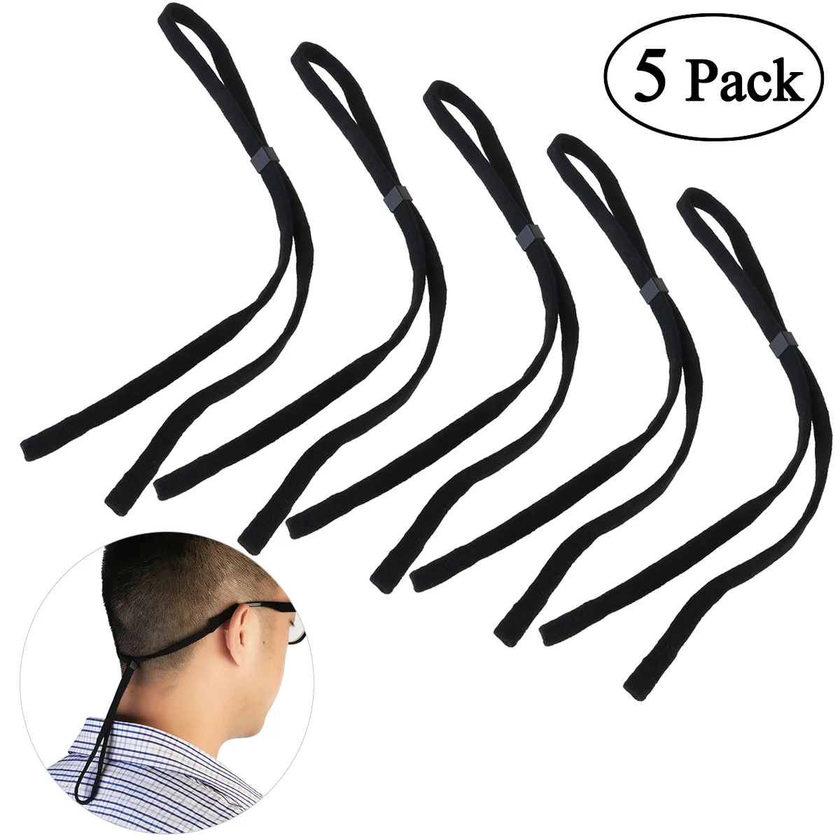 

NUOLUX 5pcs Sports Sunglass Holder Strap glass strap sunglass retainer sunglass strap glass holder