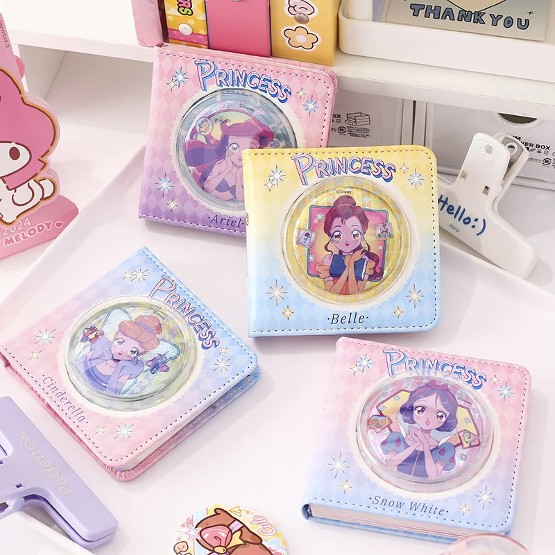 4pcs/lot Creative Disney Princess Memo Pad Sticky Note Cute Notebook Stationery Label Notepad Post Office School Supplies