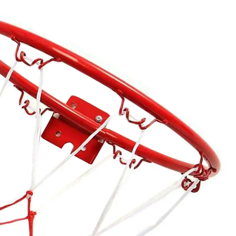 32cm Heavy Duty Basketball Hoop Sets Polypropylene Wall Mounted Ring Goal Wall Rim Hangin Basket Net In / Outdoor Sport Kids Toy