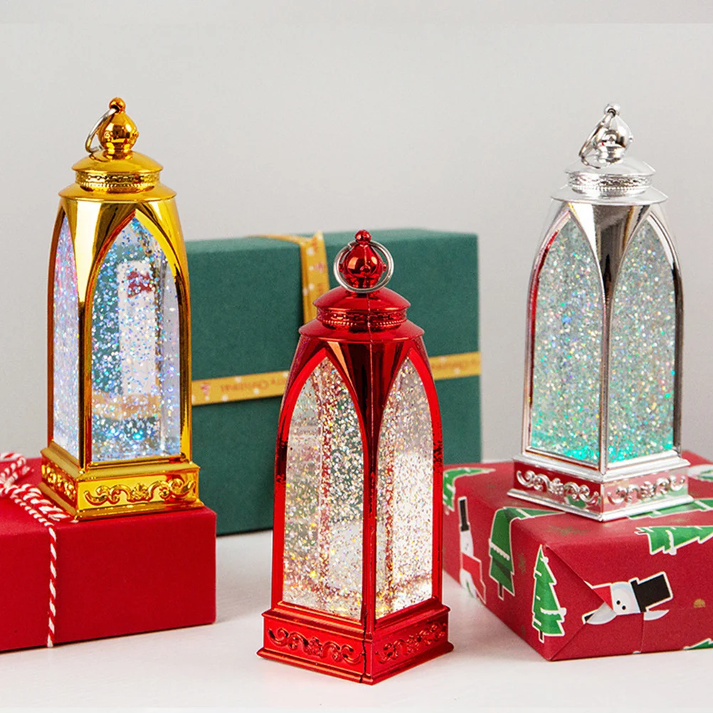 1 قطعة عيد الميلاد سطح المكتب ضوء الليل المبهر الترتر Led ضوء الزخرفية لقضاء عطلة ديكور لحفلات المنازل لون عشوائي #1