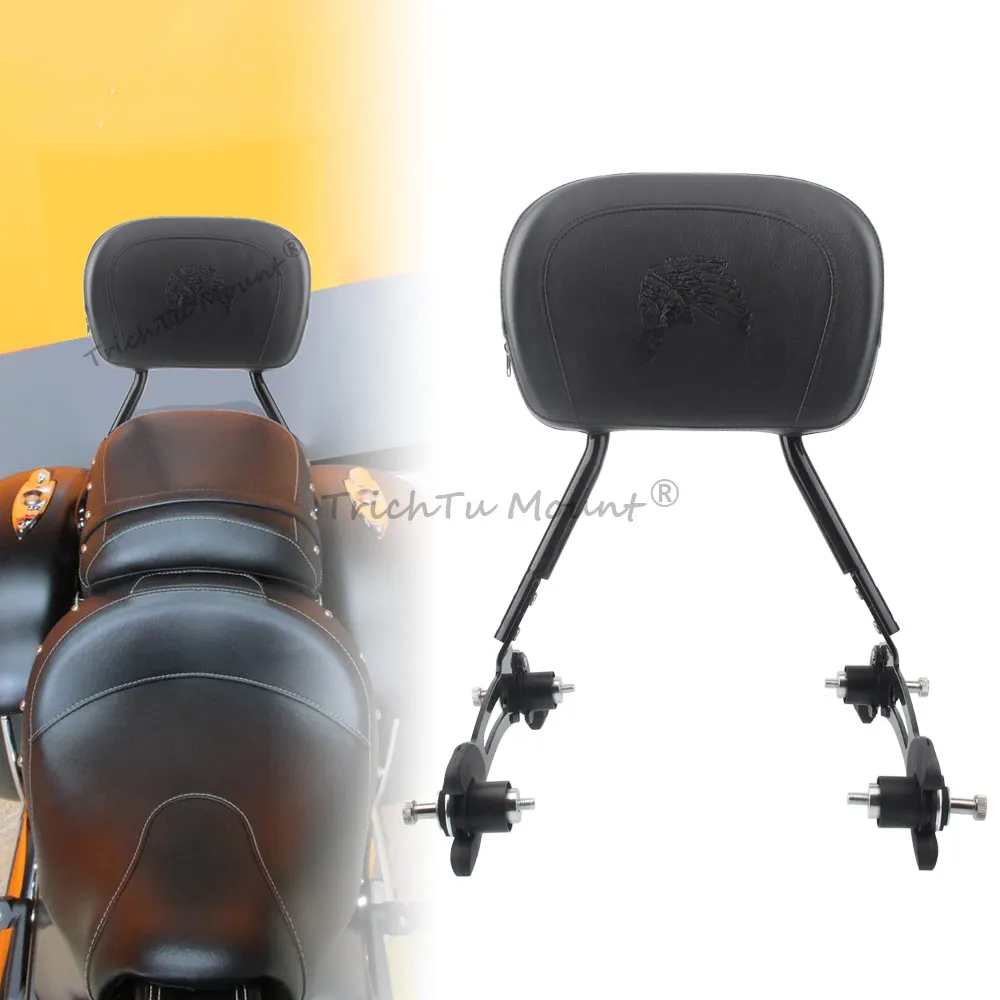 

For Indian Chieftain Dark Horse Roadmaster Pursuit 2014-2024 Motorcycle Accessories Rear Passenger Backrest Sissy Bar Detachable