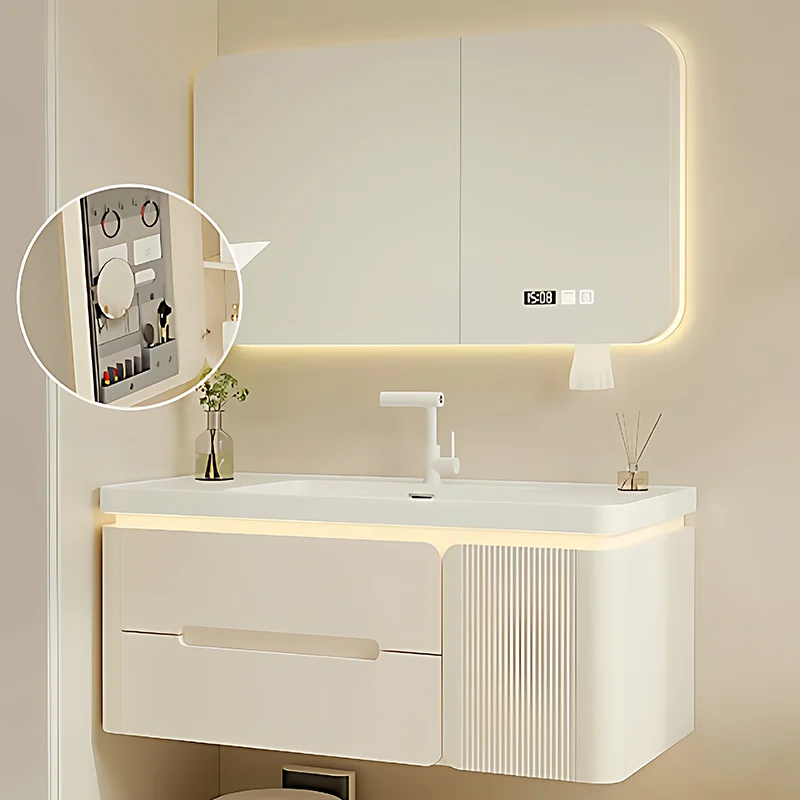 

Modern Drawers Bathroom Cabinet Paper White Luxury Partitions Display Toilet Cupboard Organizer Archivadores Trendy Furniture