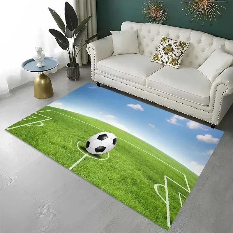 

3D printed ball court carpet, football and basketball court carpet living room home decor kitchen and bathroom slide mats, gifts